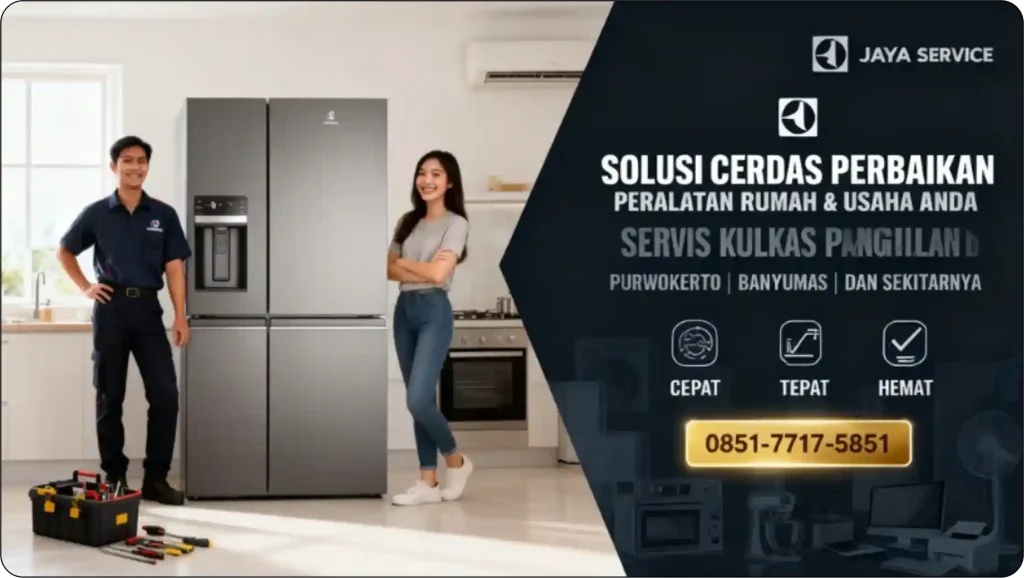 Service kulkas showcase usaha oleh JAYA SERVICE Purbalingga