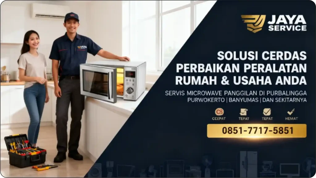 Service microwave komersial untuk restoran oleh JAYA SERVICE Purbalingga
